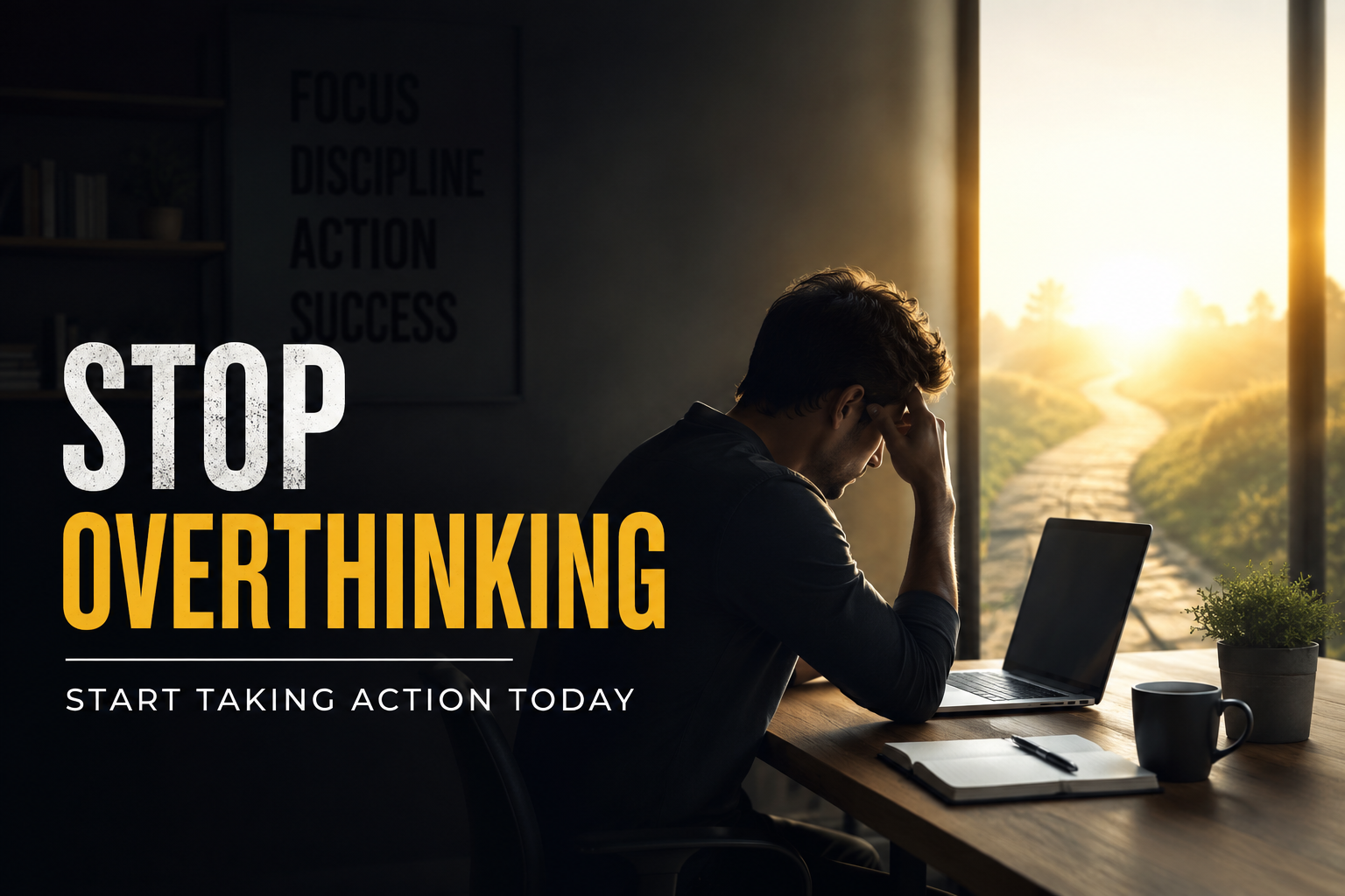 Stop overthinking, start taking action